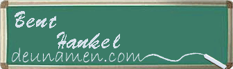 Bent Hankel Visitenkarte